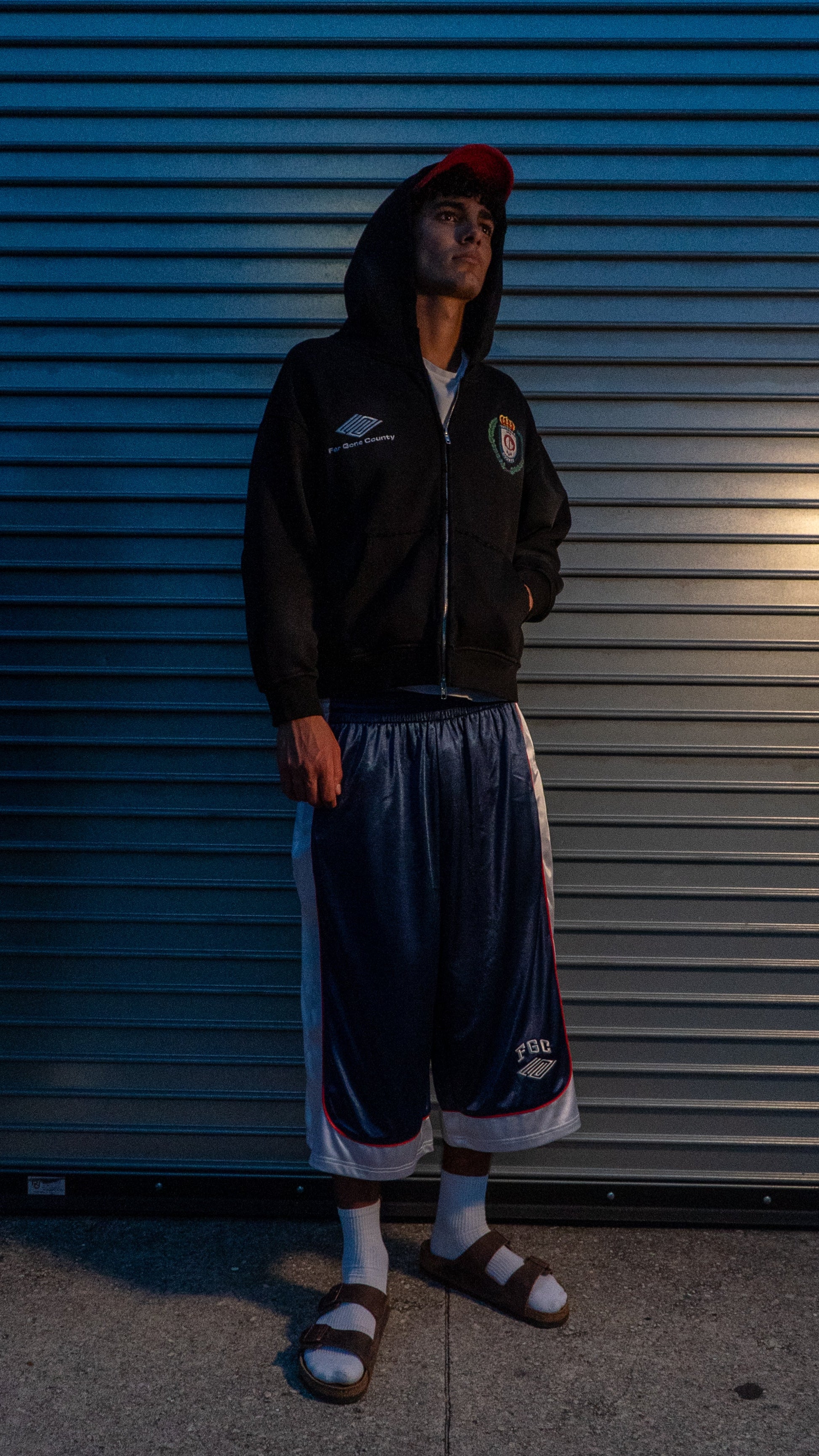Navy Court Short