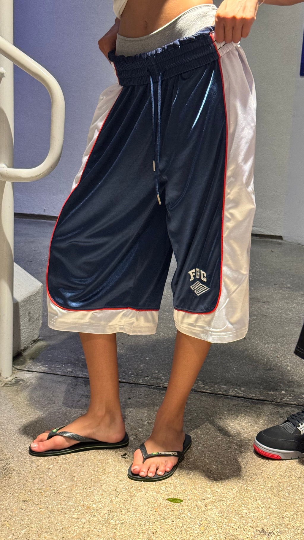 Navy Court Short