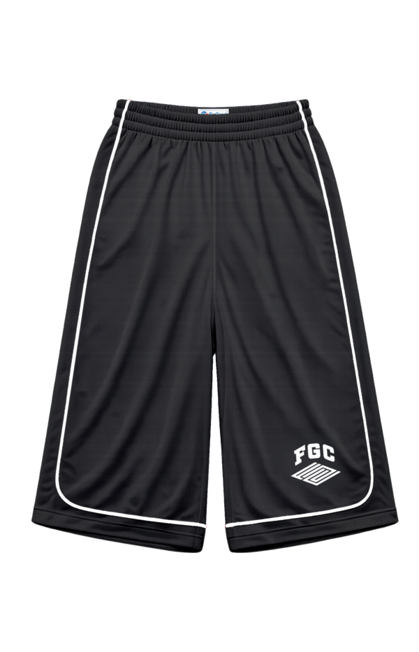 Black Court Shorts